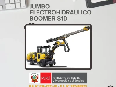 OPERACIÓN DE JUMBO ELECTROHIDRAULICO BOOMER S1D