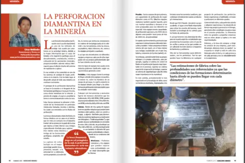 Perforación Diamantina en minería