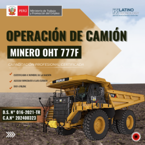 OPERACIÓN DE CAMIÓN MINERO OHT 777F
