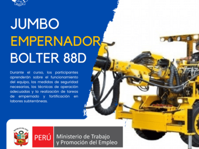 OPERACIÓN DE JUMBO EMPERNADOR BOLTER 88D